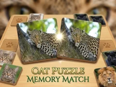 Mchezo Cat Puzzle Memory Match online