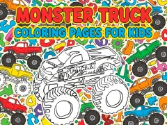Monster Truck Coloring Pages For Kids — free online game