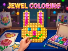 Игра Jewel Coloring онлайн