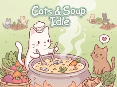 Joc Cats & Soup Idle en línia