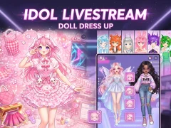 Idol Livestream: Doll Dress Up — free online game