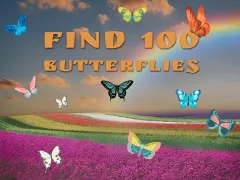 Find 100 butterflies — free online game