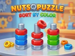 Nuts Puzzle: Sort By Color — मुफ्त ऑनलाइन गेम