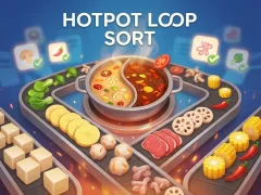 Hotpot Loop Sort — безкоштовна онлайн гра