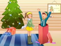 Christmas Lovers Slide — darmowa gra online