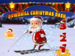 Downhill Christmas Dash — free online game