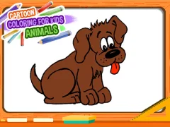 Cartoon Coloring Book for Kids Animals — free online game