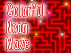Colorful Neon Maze — free online game
