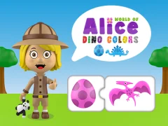 World of Alice Dino Colors — free online game