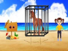 Beach Horse Escape — δωρεάν online παιχνίδι