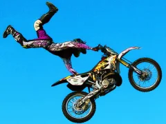 Crazy Motocross Jumps Jigsaw — darmowa gra online