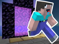 Noob Steve Parkour — free online game