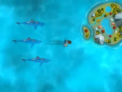 Survive the Sharks — free online game