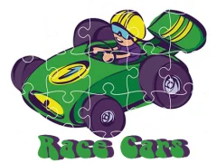 Race Cars Jigsaw — darmowa gra online