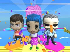 Fall Guys And Girls Chibi Race Knockdown Multiplay — free online game