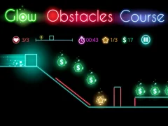 Glow obstacle course — free online game