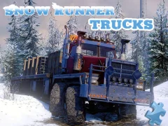 Snow Runner Trucks Jigsaw — free online game