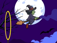 Flying witch halloween — free online game