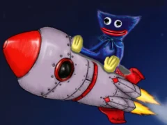 Huggy Wuggy in space — free online game