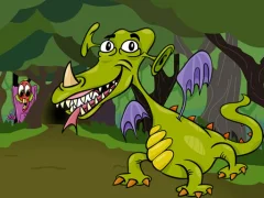 Spel Fun Monsters Jigsaw på nätet