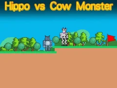 Hippo vs Cow Monster — free online game