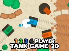 1 2 3 4 Player Tank Game 2D — 免費線上遊戲