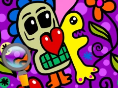 Abstraction Find 5 Differences — free online game
