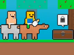 Baby Noob vs Baby Obby Horse — free online game