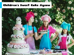 Children's Sweet Cake Jigsaw — δωρεάν online παιχνίδι