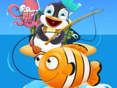 Baby Penguin Fishing — free online game