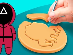 Squid Game cookie Puzzle — free online game