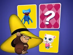 Curious George Memory Card Match — free online game