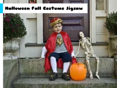Halloween Fall Costume Jigsaw — δωρεάν online παιχνίδι