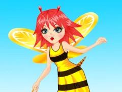 Bee Girl Dress up — free online game