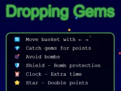 Dropping Gems — free online game