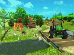 Cargo Tractor Farming Simulation Game — free online game