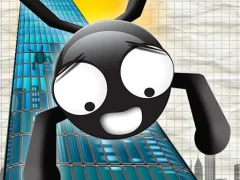 Stickman fleeing — jogo online grátis