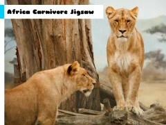 Africa Carnivore Jigsaw — δωρεάν online παιχνίδι