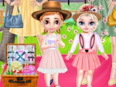 Princess Family Flower Picnic — free online game