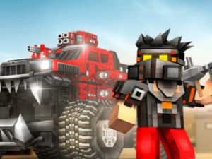 Blocky Cars: Car Battle