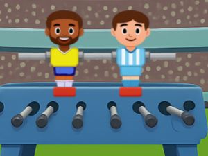 Kick Pong Table Soccer