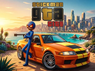 Stickman GTA City — ücretsiz çevrimiçi oyun