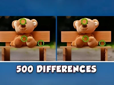 Gêm Find 500 Differences ar-lein