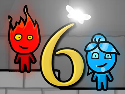 Гульня Fireboy & Watergirl 6: Fairy Tales онлайн