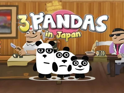 3 Pandas In Japan HTML5 — free online game