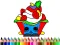 Back To School: Cake Coloring Book — free online game