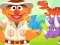 123 Sesame Street: Ernie's Dinosaur Day Care — free online game