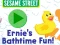123 Sesame Street: Ernie's Bathtime Fun — free online game