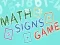 Math Signs Game — free online game