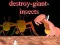 Destroy giant insects — free online game